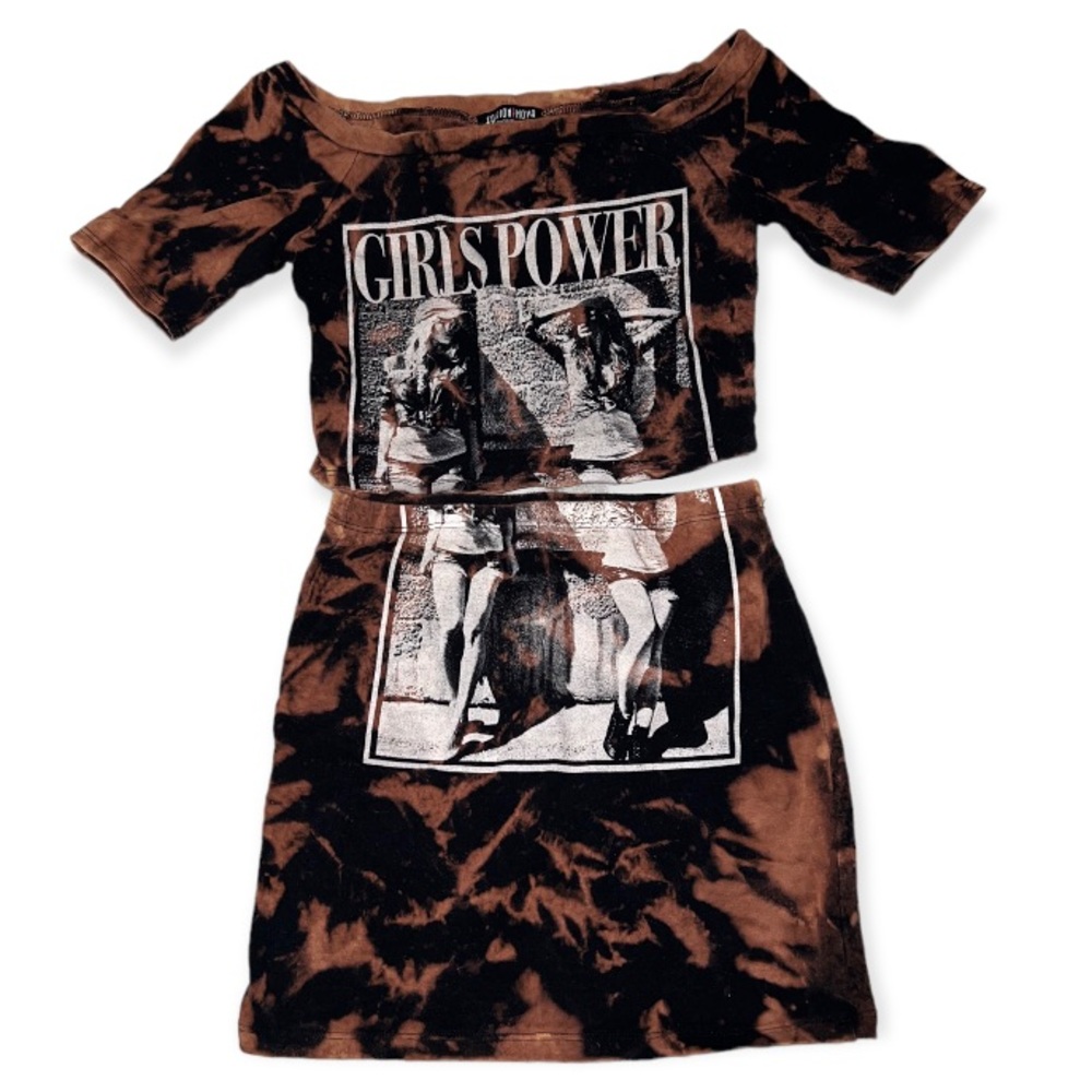 Two Piece “Girls Power” Dress Set | Size S